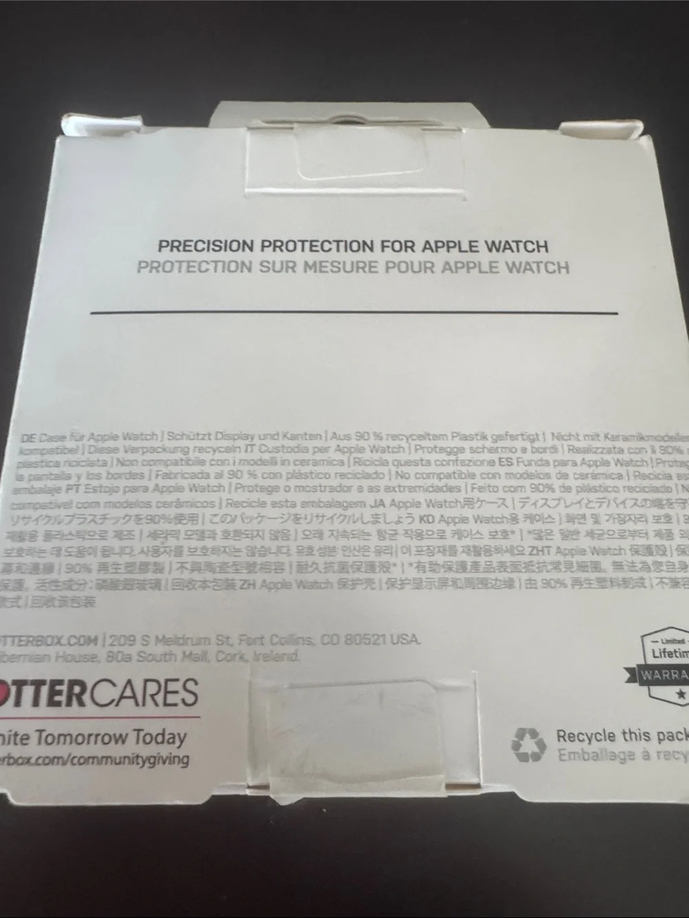 OtterBox All Day Case for Apple Watch - Orange Bumper